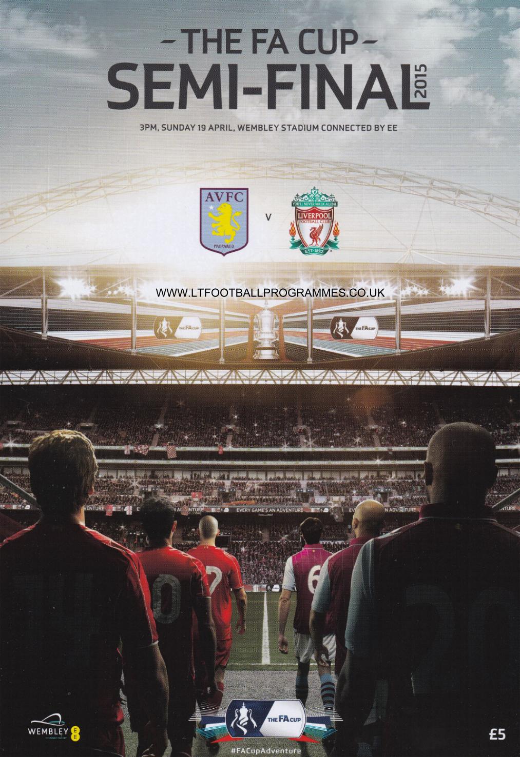 2015 FA CUP SEMI-FINAL - ASTON VILLA v LIVERPOOL